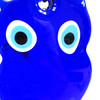 Owl Evil Eye Large Glass Pendant 3"x5" Owl Evil Eye Large Glass Pendant 3"x5"