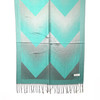 Teal and Grey Faded Arrows Pashmina Scarf Teal and Grey Faded Arrows Pashmina Scarf