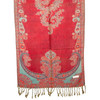 Red and Blue Grand Paisley Pashmina Scarf Red and Blue Grand Paisley Pashmina Scarf