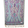 Purple and Blue Royal Paisley Pashmina Scarf