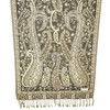 Brown Royal Paisley Pashmina Scarf