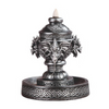 Dragon Backflow Fountain Silver 7" H