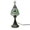 Small Tiffany Mushroom Turkish Mosaic Lamp 16" x  7.75" 1 Count Assorted Colors