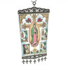 Praying Mary in the Cross Tapestry with Crosses 16"