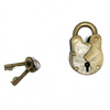 Old Metal Lock and Keys 1"x 2" - Working Antique Replica Old Metal Lock and Keys 1"x 2" - Working Antique Replica