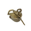Old Metal Lock and Keys 1.5"x 2.5" - Working Antique Replica