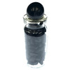 Gemstone Bottle with Tumbled Tourmaline Top
