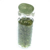 Gemstone Bottle with Tumbled Peridot Top Gemstone Bottle with Tumbled Peridot Top