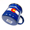Colorado Flag Enamel Glad Mug 12oz