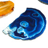 Agate Slab Cut 4 "+- 1 Count Assorted Agate Slab Cut 4 "+- 1 Count Assorted