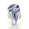 Glass Pipe Ring Hand Blown Glass USA Made 1 Count Assorted