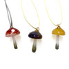 Magic Mushroom Pendant Necklace Hand Blown Glass USA Made 1 Count Assorted Magic Mushroom Pendant Necklace Hand Blown Glass USA Made 1 Count Assorted