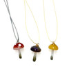 Magic Mushroom Pendant Necklace Hand Blown Glass USA Made 1 Count Assorted Magic Mushroom Pendant Necklace Hand Blown Glass USA Made 1 Count Assorted