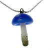 Magic Mushroom Pendant Metal Chain Necklace Hand Blown Glass USA Made 1 Count Assorted Magic Mushroom Pendant Metal Chain Necklace Hand Blown Glass USA Made 1 Count Assorted