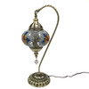 DB3 Camel Neck Heavy Base Mosaic Lamp 17"  Assorted Colors 1 Count DB3 Camel Neck Heavy Base Mosaic Lamp 17"  Assorted Colors 1 Count