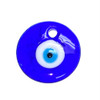 Solid Glass Evil Eye Bead 3.5 cm 1.4" 1 Count