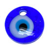 Solid Glass Evil Eye Bead 1.5cm  0.6" 1 Count