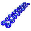Solid Glass Evil Eye Bead 1.5cm  0.6" 1 Count