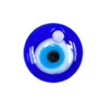 Solid Glass Evil Eye Bead 1.5cm  0.6" 1 Count