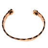 Flattened Chain - Handmade Copper Bracelet with Magnetic Field 5611 Flattened Chain - Handmade Copper Bracelet with Magnetic Field 5611