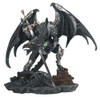 Big Black Dragon with Sword 21" Wide