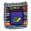 Black and White Framed Passport Bag from Ecuador 1 Count