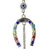 Multi Color Horse Shoe with Evil Eye 7"x2" EE50046 Multi Color Horse Shoe with Evil Eye 7"x2" EE50046
