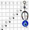 Multi Color Horse Shoe with Evil Eye 7"x2" EE50046 Multi Color Horse Shoe with Evil Eye 7"x2" EE50046
