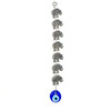 Trunk and Tusk 7 Elephants with Evil Eye 13"x2" EE50058 Trunk and Tusk 7 Elephants with Evil Eye 13"x2" EE50058