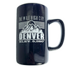 Colorado Speckled Mile High Midnight Blue Mug 18oz