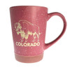 Colorado Speckled Buffalo Bird Coral Colored Mug 16oz