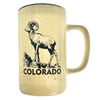 Colorado Speckled Ram Sand Colored Mug 18oz Colorado Speckled Ram Sand Colored Mug 18oz