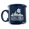 Colorado Snowy Mountain Blue Mug 14oz Colorado Snowy Mountain Blue Mug 14oz