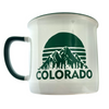 Colorado Vintage Sunset Green Mug 14oz
