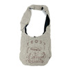 Hippy Cotton Mushroom Embroidered Cross Body Bag