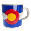 Mirrored Colorado C Flag on White Ceramic Coffee Mug 3.5" Mirrored Colorado C Flag on White Ceramic Coffee Mug 3.5"