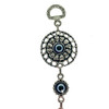 Square Metallic Evil Eye 5"x12" Wall Decor