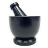 Black 3" Soapstone Mortar and Pestle Black 3" Soapstone Mortar and Pestle