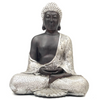 Praying Buddha in Robe Poly Statue 9"x11" Praying Buddha in Robe Poly Statue 9"x11"