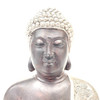 Praying Buddha in Robe Poly Statue 9"x11" Praying Buddha in Robe Poly Statue 9"x11"
