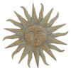 Metal Sun Wall Decor 35" D