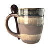 Tapered Colorado Ceramic Mug with Spoon 1 Assorted