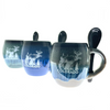 Espresso 5oz Colorado Ceramic Mug with Spoon Handle 1 Assorted