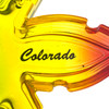 Weed Leaf Ashtray Colorado Rasta Glass 5"