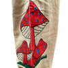 Tan Yoga Trousers with Red Mushrooms 1 Count Tan Yoga Trousers with Red Mushrooms 1 Count