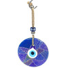 Hand Painted Glass Evil Eye 5"x11" 1 Count Assorted