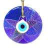 Hand Painted Glass Evil Eye 5"x11" 1 Count Assorted