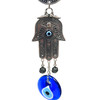 Eclipsing Eyes Over The Hand Evil Eye Wall Hanger 13"