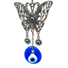 Bubble Butterfly Evil Eye Wall Hanger 7"