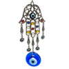 Hollow Hand Colorful Hand of Fatima Evil Eye Wall Hanger 11"